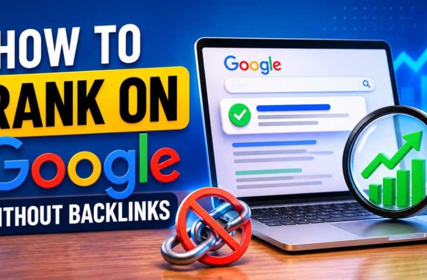 how to rank on Google without backlinks