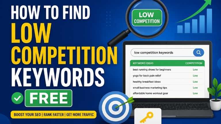 How to find low competition keywords